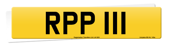 Registration number RPP 111